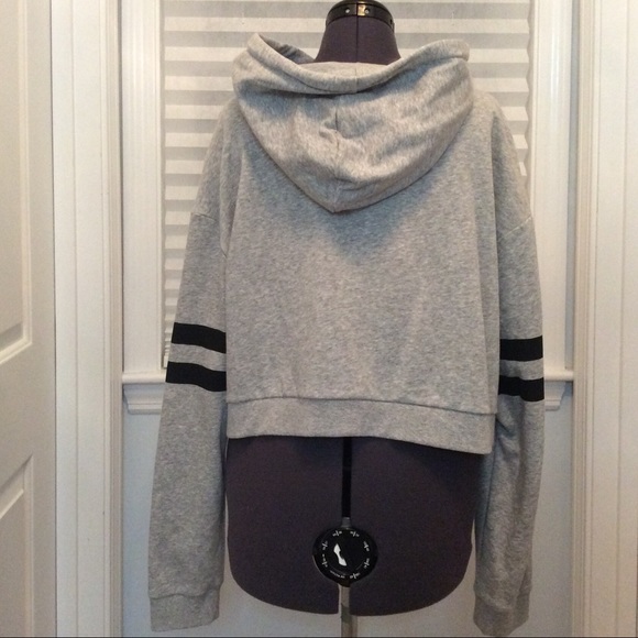 H&M Boston Cropped Hoodie NWT - Picture 5 of 7
